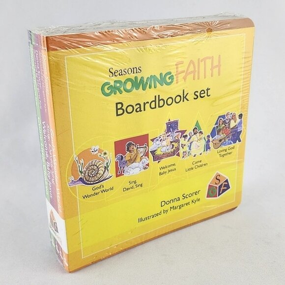Seasons Growing Faith Boardbook Set of 5 Donna Scorer - Picture 2 of 7